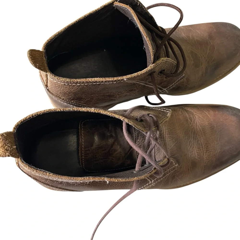 BED STU Draco Brown Leather Chukka Ankle Boots 8.5‎